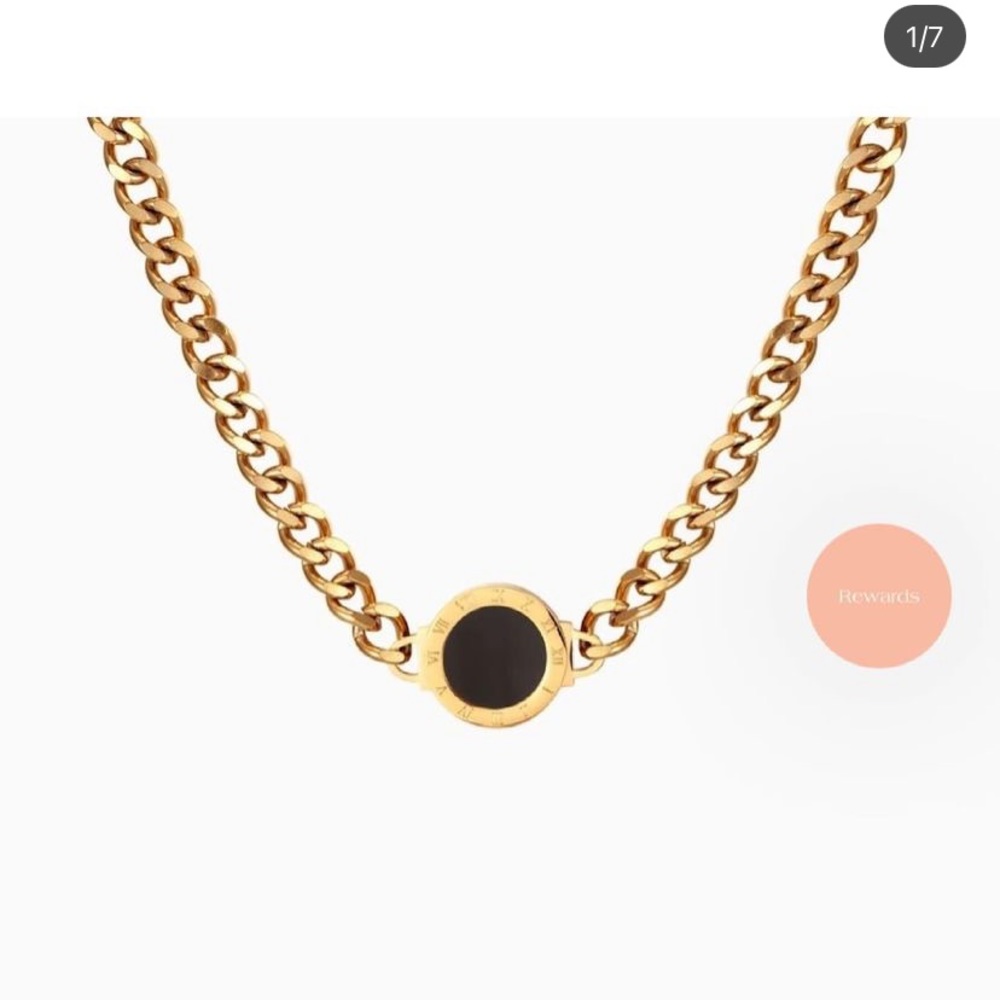 CaliTiger 14k gold PLATED necklace